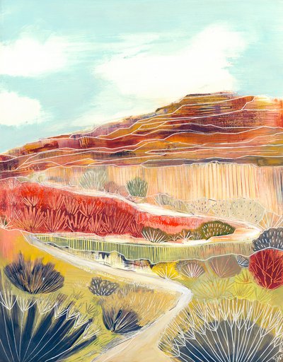 Southwest Desert Path by Sarah Fitzgerald