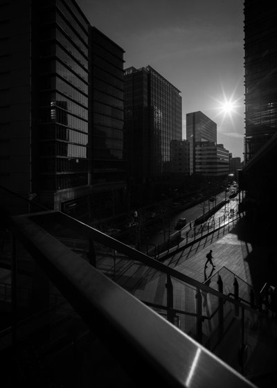 Urban Sunburst Walk by Satoshi Hata