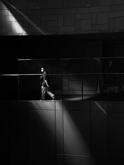 Walking Through Light by Satoshi Hata
