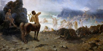 Centaur Chiron attempting freedom by Saverio Altamura