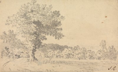 Landscape with Deer by Sawrey Gilpin