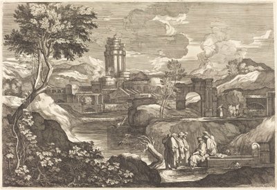 Jesus Telling the Parable of the Father who Sends his Workers to his Vineyard by Sébastien Bourdon