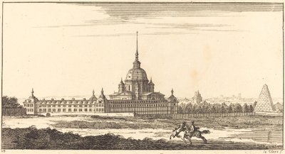 Landscape with Monastery by Sébastien  Le Clerc I