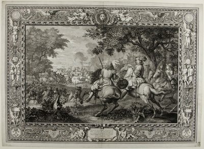 Defeat of the Spanish Army Near the Canal at Bruges by the Troops of King Louis XIV 1667 by Sébastien Le Clerc the elder