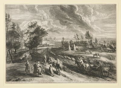 View of Malines, from the Set of the Large Landscapes by Schelte Adams Bolswert