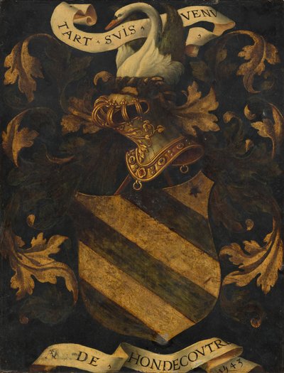 Crested Coat of Arms by School Antwerp