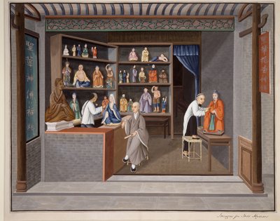 Shop Scene by School Chinese