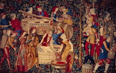 Harvest Scene (Detail) by School Netherlandish