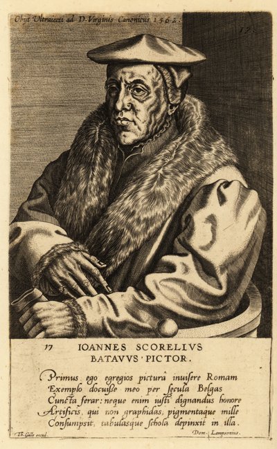 Portrait of Jan van Scorel by School Netherlandish