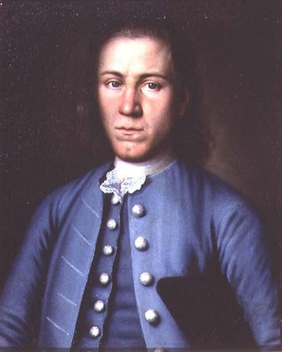 Portrait of a Young Man in Blue by School Russian