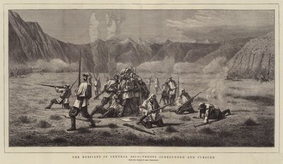 The Russians in Central Asia, Troops surrounded and pursued by School Russian
