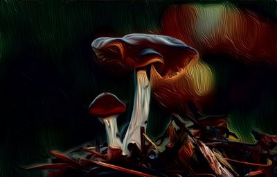 Mushrooms, 2021 by Scott J. Davis