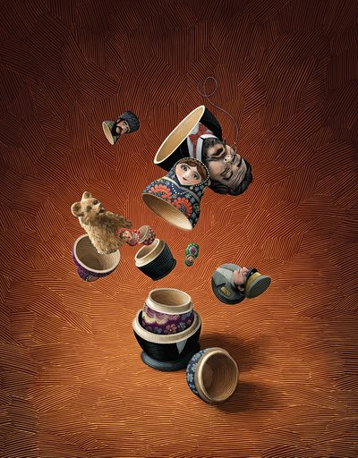 The Sneeze, 2010 by Scott McKowen