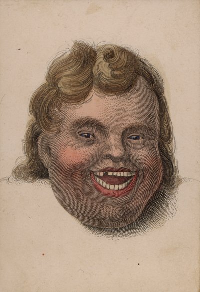 Face of a Laughing Man by Scottish School