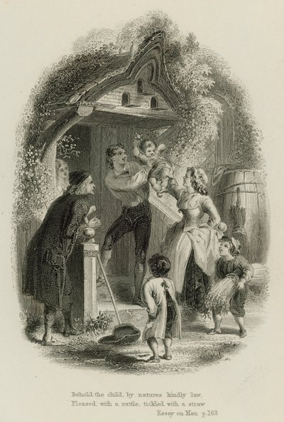 Scene from Essay on Man, by Alexander Pope by Scottish School