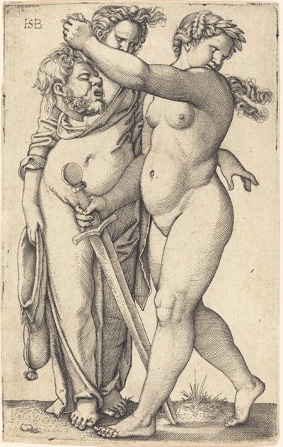 Judith Walking to the Left, and Her Servant by Sebald Beham