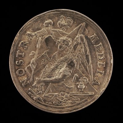 Angel with the Instruments of the Passion (reverse) by Sebastian Dadler