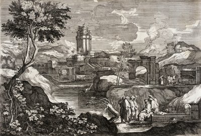 Landscape with Joseph in Egypt by Sébastien Bourdon