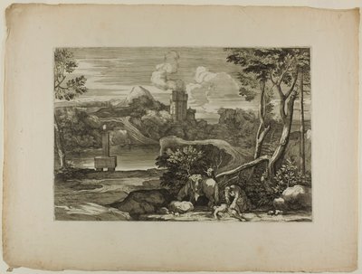 The Good Samaritan Anoints the Man Left for Dead with Oil and Water by Sébastien Bourdon