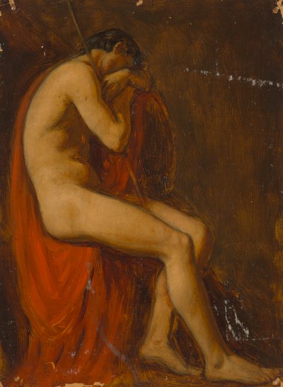 Seated Nude by Severin Falkman