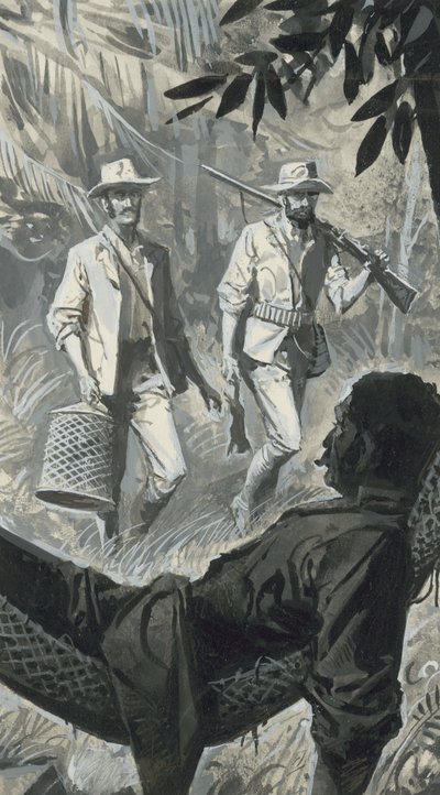 Henry Walter Bates and Alfred Russel Wallace by Severino Baraldi