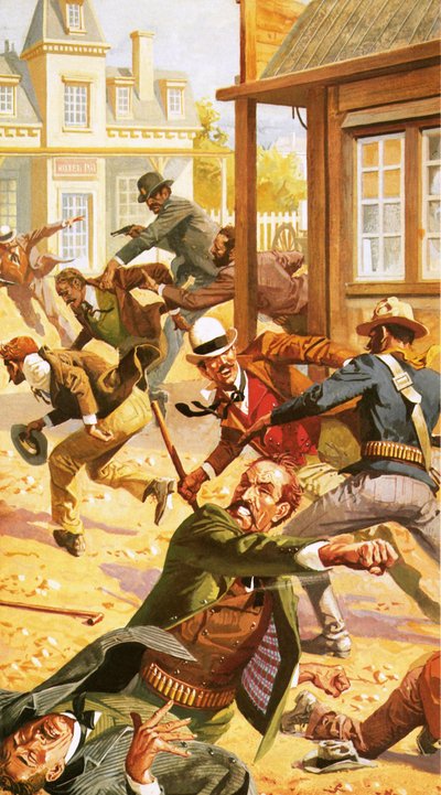 James McParland escaping just before being exposed by Severino Baraldi