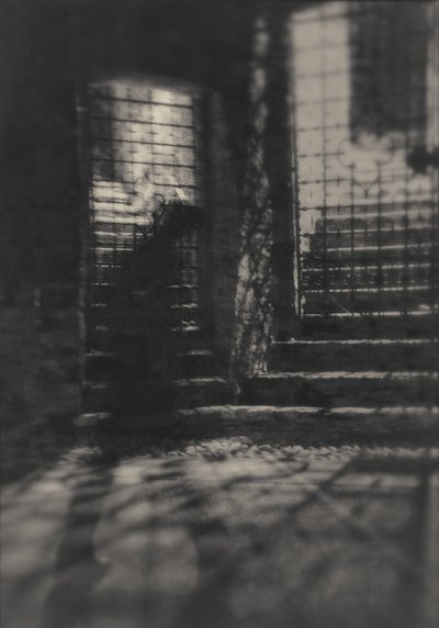 Mysterious Gated Stairs by Sheila Bernard