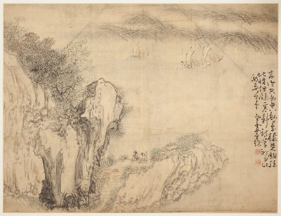 Landscapes and Figures: Landscape by Shen Huang
