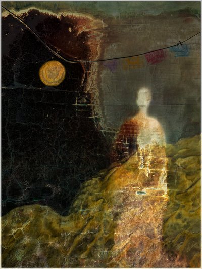Mysterious Ethereal Figure by Shenshen Dou