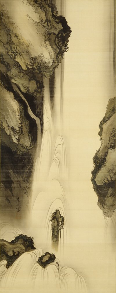 Waterfall by Shibata Zeshin