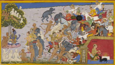 Rama Sends Lakshmana and Bibhishana