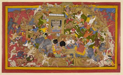 Rama and Allies Attack as Angada Assaults Indrajit