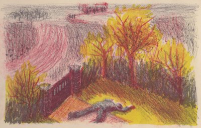 Scene from The Invisible Man: Body in a Garden by Shirley Markham