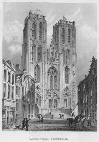 Cathedral, Brussels by Shury and Son