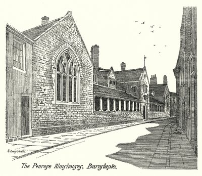 The Penrose Almshouses, Barnstaple by Sidney Heath
