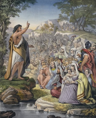 John Preaching in the Wilderness by Siegfried Detler Bendixen