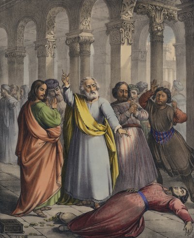 The Death of Ananias by Siegfried Detler Bendixen
