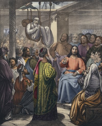 The Sick of the Palsy Brought to Christ by His Friends by Siegfried Detler Bendixen