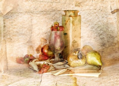 Vintage Fruit Still Life by Silvia Simonato