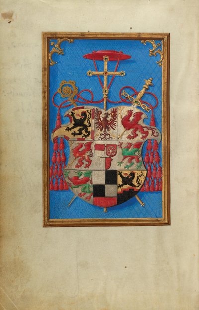 Blazon of Cardinal Albrecht von Brandenburg by Simon Bening