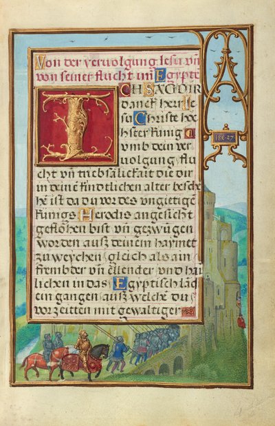Border with Michal Helping David to Escape from Saul by Simon Bening