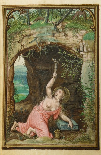 Folio from a Miniature Book of Hours, Use of Rome, Bruges, 1530-35 by Simon Bening