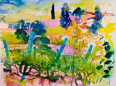 A Temple and Vines by Simon Fletcher