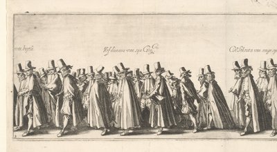 The Funeral Procession (Plate 3), 1615 by Simon Frisius