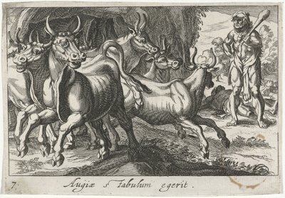 Hercules Herding the Flock of Geryon by Simon Frisius