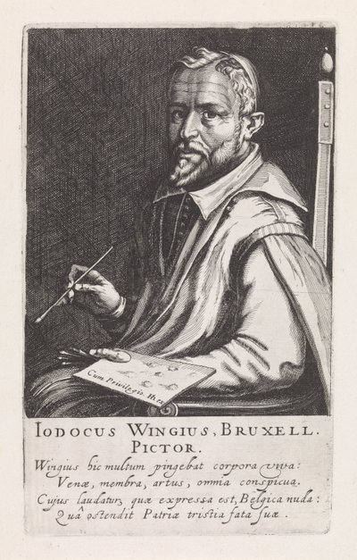 Portrait of Joos Winghe by Simon Frisius