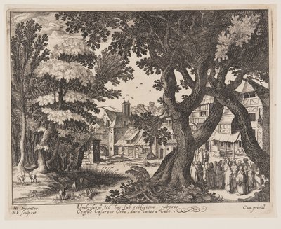 The Tribute Money, from Landscapes with Scenes from the Life of Christ by Simon Frisius