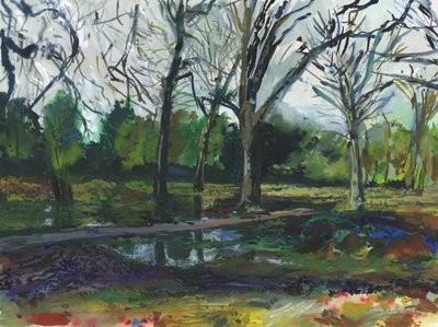 Flooding, Richmond Park by Simon Neville