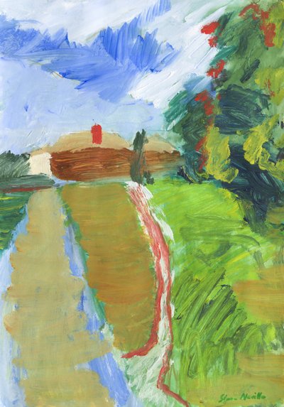 Pavement & Shortcut to Houses by Simon Neville