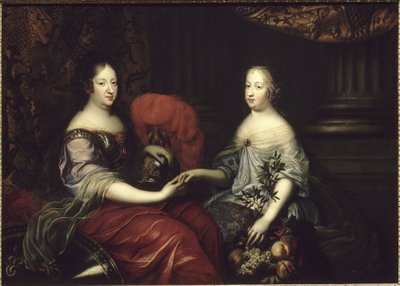 Anne of Austria and Marie-Thérèse of Austria, Queens of France by Simon Renard de Saint-Andre